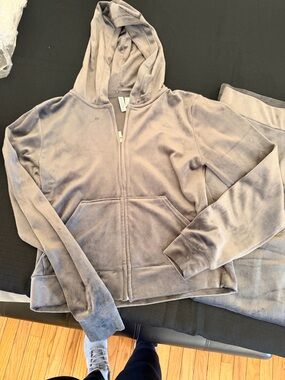 Soft Grey Plush Lounge SET